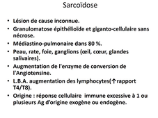 DFGSM3 - MED0602 - Pathologie inflammatoire - Etiologie des inflammations granulomateuses