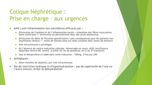 DE IPA URGENCES - Obstructif : colique néphrétique et RAU Mécanique : torsion testiculaire - UE13_C_23