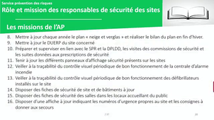 Formation responsables sécurité sites - chap 05