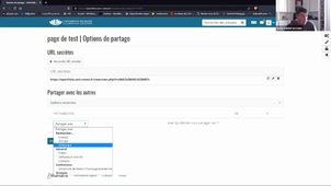 tutoriel créer une page Mahara