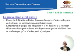 TMS RPS et télétravail