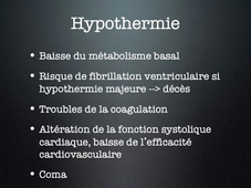 2.2 CHRONOBIOLOGIE THERMOREGULATION