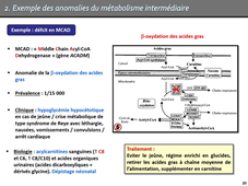 DFGSM2 - MED0302 - Les maladies héréditaires du métabolisme : impact physiopathologique d'un déficit enzymatique