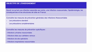 Infections Nosocomiales 1