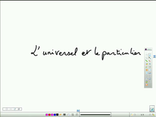 II. L'universel et le particulier