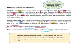 corrigé subjonctif