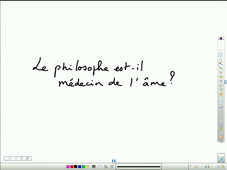 Le philosophe est-il médecin de l'âme ?