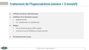 Urgences oncologiques - partie 2 hypercalcémie