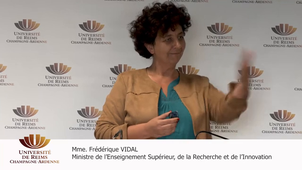 Visite de Madame Frédérique VIDAL Ministre de l'enseignement Supérieur de la Recherche et de l'Innovation