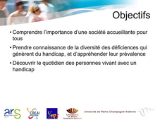 Sensibilisation au handicap - Introduction