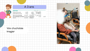 Dépistage des troubles auditifs de l'enfant de 0 à 3 ans