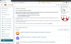 Tutoriel vidéo - Découvrir l'interface de Moodle