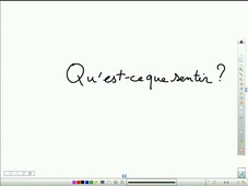 Qu'est-ce que sentir ?