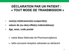 DFASM3 - UE 10 - Item 322 - Pharmacovigilance