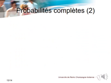 PASS - UE 25 - Biostatistiques - Probabilités