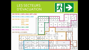 chargés évacuation Cx Rouge bât 2