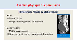 DFGSM2 - MED0308 - Sémiologie clinique de l'examen de l'abdomen - Examen physique (1ère partie)