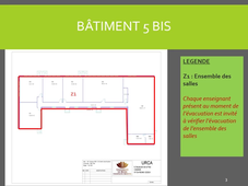 Chargés d'évacuation MDH bâtiment 05bis