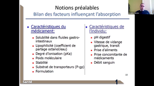L.AS SpS - UE 23 - Pharmacologie - Notions de pharmacocinétique (Partie 1)