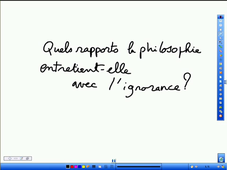 Quels rapports la philosophie entreteint-elle avec l'ignorance ?