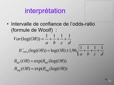 UE5 - Pr. Jolly - CM2 - Statistiques pour l'épidémiologie - 2/2