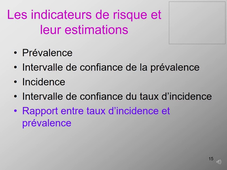 UE5 - Pr. Jolly - CM2 - Statistiques pour l'épidémiologie