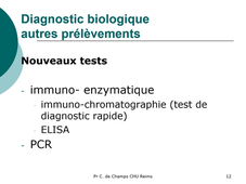 Infections intestinales: Campylobacter