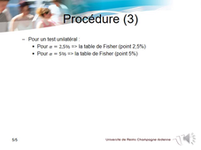 PASS - UE 25 - Biostatistiques - Test de deux variances de Fisher-Snedecor