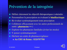 DFASM3 - UE 10 - Item 322 - Sécurité du patient et risque iatrogène