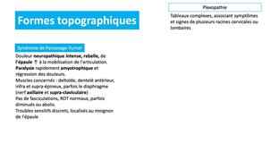 DFGSM2 - MED0308 - Sémiologie neurologique - Déficit neurologique sensitif et/ou moteur / Faiblesse musculaire / Douleur, brÃ»lure, crampes et paresthésies