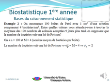 UE5 - CM3 - Biostatistiques - Pr Gobinet