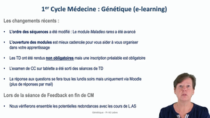 DFGS2 - MED0307  : Génétique - Présentation du cours