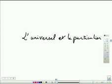 I. L'universel et le particulier