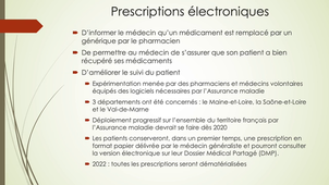 PASS - Semestre 1 - UE 15 - Droit, Numérique et Santé - Activités de santé dématérialisées : prescription électronique