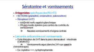 DFGSM2 - MED0303 - Système sérotoninergique - Physiologie de la sérotonine, médicaments et les effets liés à la modulation 5-Htergique