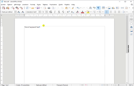 PASS - Semestre 1 - UE 15 - Informatique et numérique - LibreOffice Writer - Présentation de LibreOffice Writer