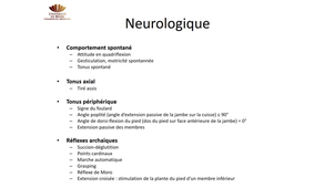 DFGSM2 - MED0308 - Sémiologie pédiatrique - Examen clinique du nouveau-né
