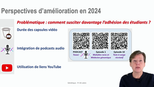 L.AS 1 SpS - UE 24 - EC3 : Bases de génétique - Présentation du cours