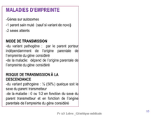 L.AS Sciences pour la Santé - Semestre 2 - UE 24 - EC3 : Bases de génétique 2
