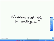 L'existence n'est-elle que contingence ?