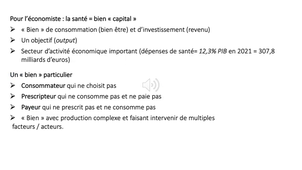 Economie de la Santé - Partie 2