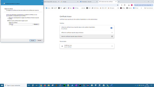 Installer un certificat de personne sous Chrome