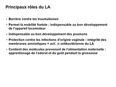 UE9EC8-Pr. Graesslin/Gabriel - Physiologie du Liquide Amniotique