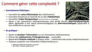 DFASM3 - UE 10 - Pharmacologie fondamentale et clinique - Interaction