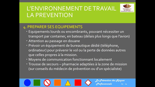 Formation missions Module M3 : environnement de travail