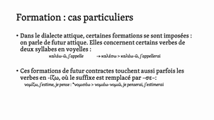 Futur actif et moyen