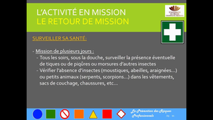 Formation missions Module M4: risques liés à l'activité