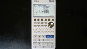 régression linéaire avec casio graph 35 - 90