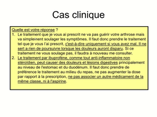 Les Anti-inflammatoires non stéroÃ¯diens AINS