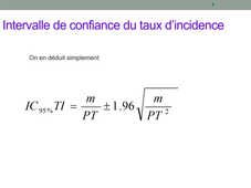 Indicateurs de santé : incidence, prévalence